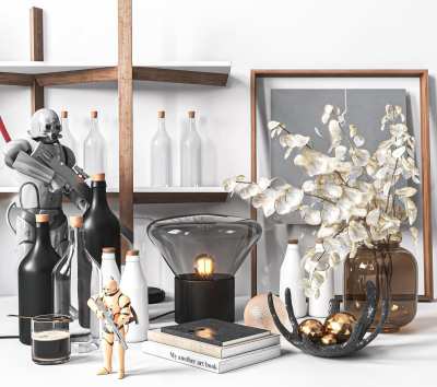 现代装饰品3D模型下载